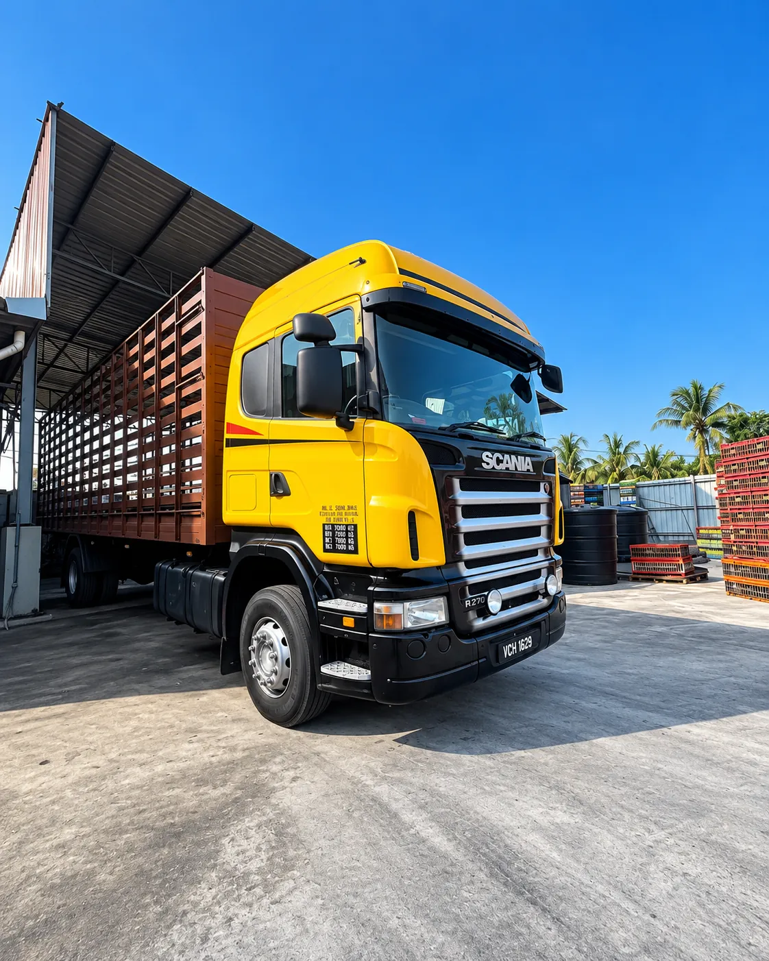 金永顺活鸡运输罗厘（实拍）